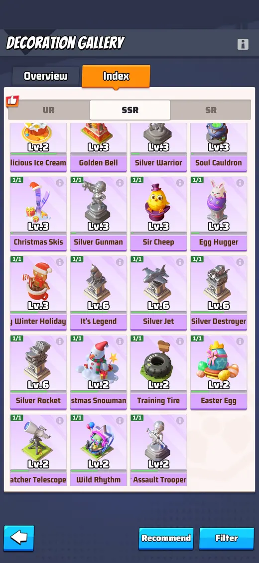 SSR Decorations