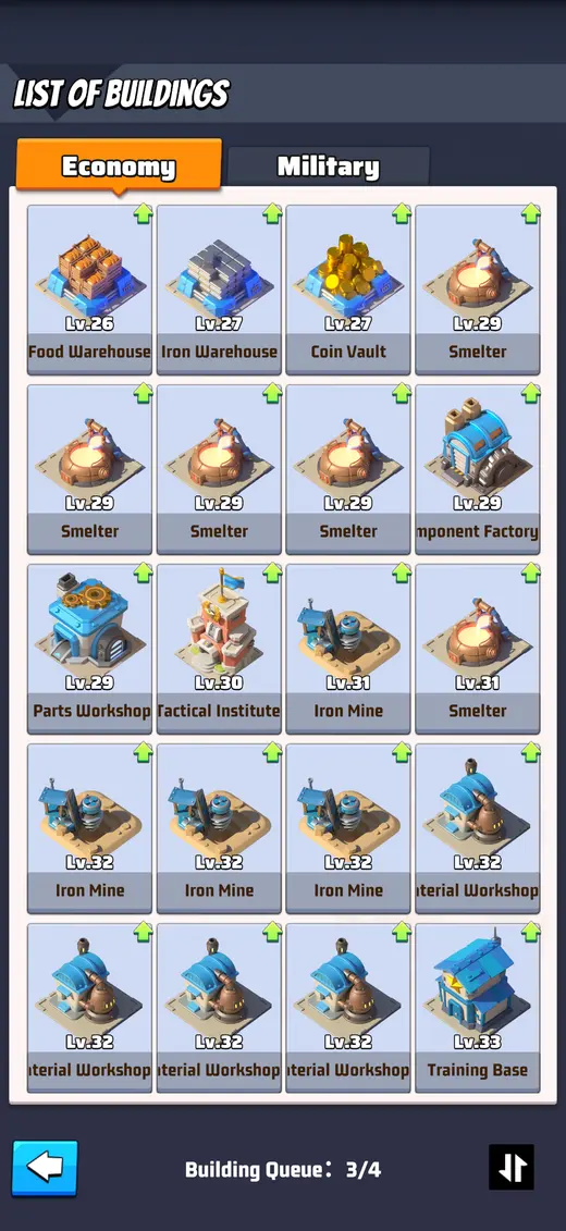 Economy Buildings — Page 1