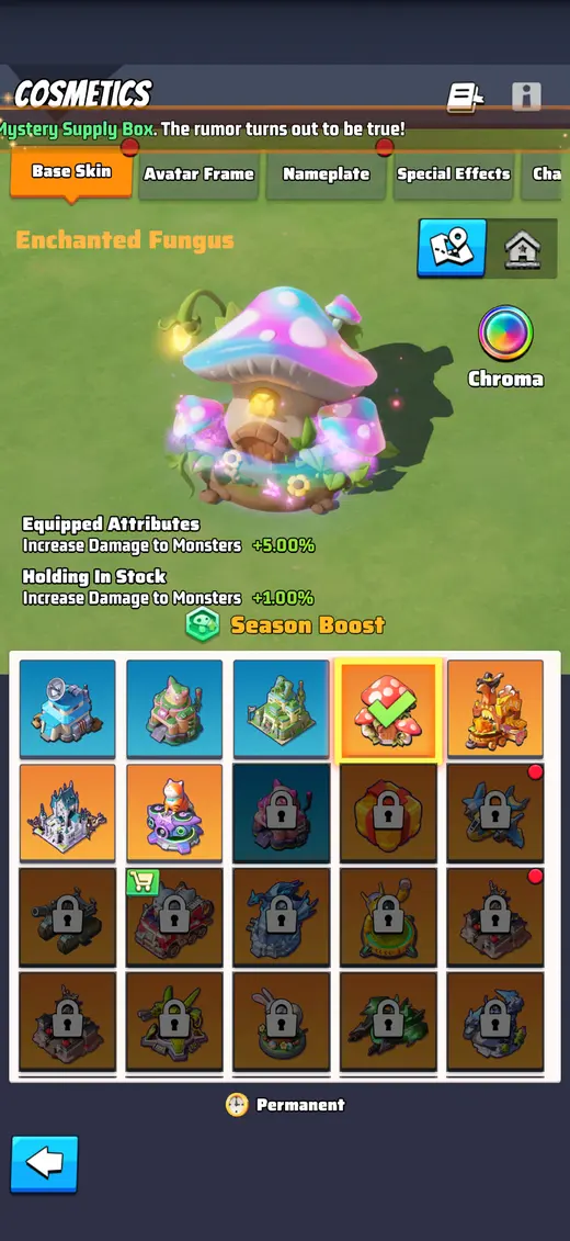 Enchanted Fungus Base Skin