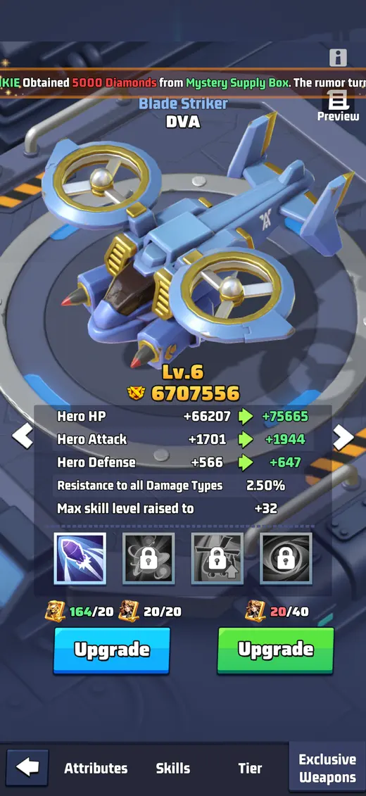 DVA — Exclusive Weapon